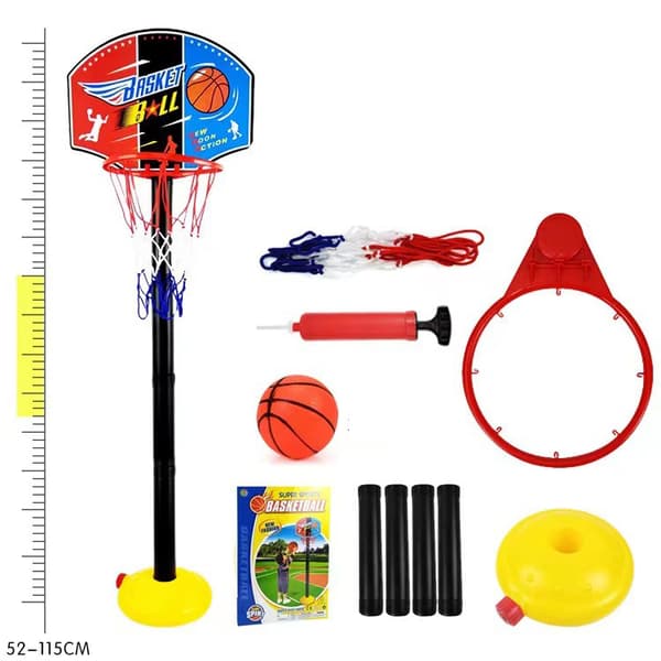 Justerbar höjd Basket Hoop Stand Set för barn 1 Set