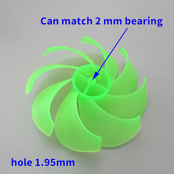 Dc Mini Wind Turbin Wind Generator Vindkraftverk Led Diy Model Kit För Cykel Fp