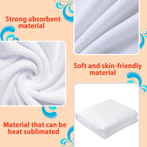 Sublimation Blank Beach Handduk Sublimation Microfiber Handduk Stor