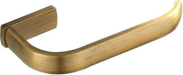 Toalettpapirholder i messing, antikk veggmontert vevdispenser for bad, børstet bronse