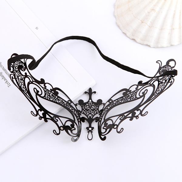 Maskeradmask för kvinnor Shiny Rhinestone Venetian Party Prom C