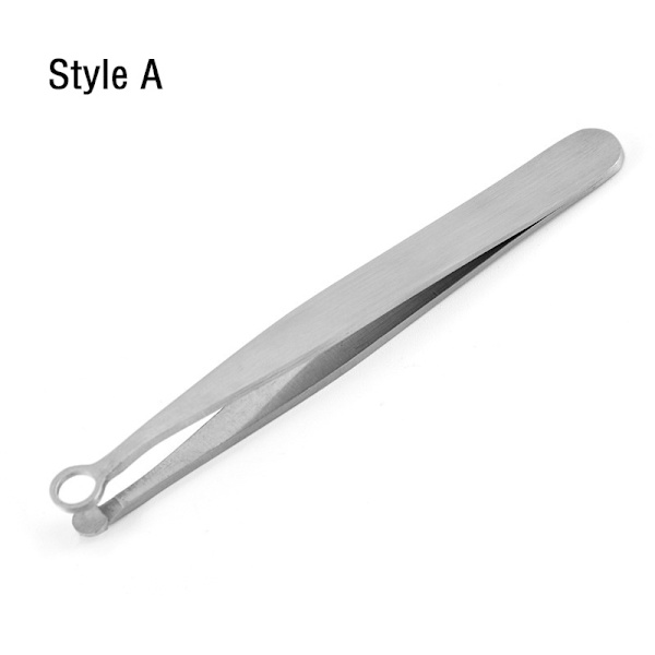 Nenäkarvojen Trimmaus Pinsetit Pyöreä Kärki Kulmakarvojen Nypintä Pinsetit 1PC Style A