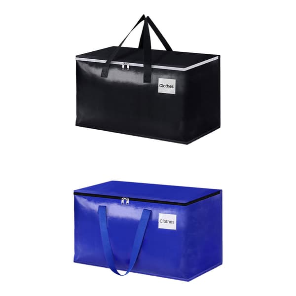 Polyester Extra Stor Mobilväska med dragkedja Specialutrustning För blue 69*35*38cm