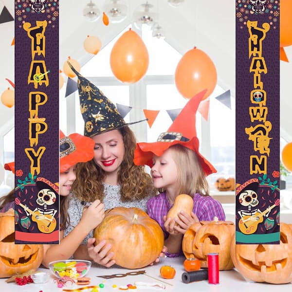 Halloween Dekor, Velkomstbannere Verandaskilte til yderdør DL8100