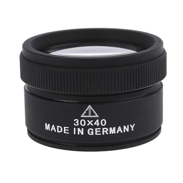 Praktisk minimagnifier 30X optisk lupe for mynter, antikviteter, lesing av magasiner