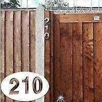 10 stk. selvklebende dørnumre 0-9 for hus, postkasse, adresse og hotellrom