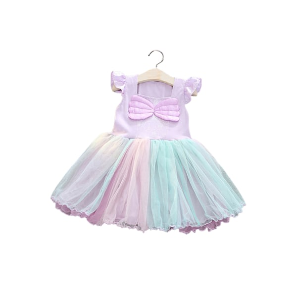Flickor Alice Princess Klänning Halloween Kostymer Fest Cosplay 130cm