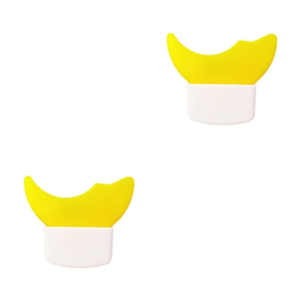2/3/5 Multifunksjon Eyeliner Stensiler Silikon Mal Lazy Yellow 5.7 x 5cm 2Set