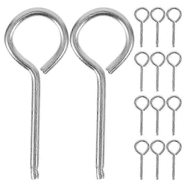 100 stk. brandslukkerlåsstift i rustfrit stål, udskiftningssikkerhedsstift, forsyning - God