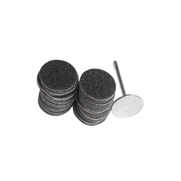 1/2/3/5 Sähköisen jalkaraspin vaihtotyynyt tehokas ja 15mm 80Grit 50 pcs 2PCS