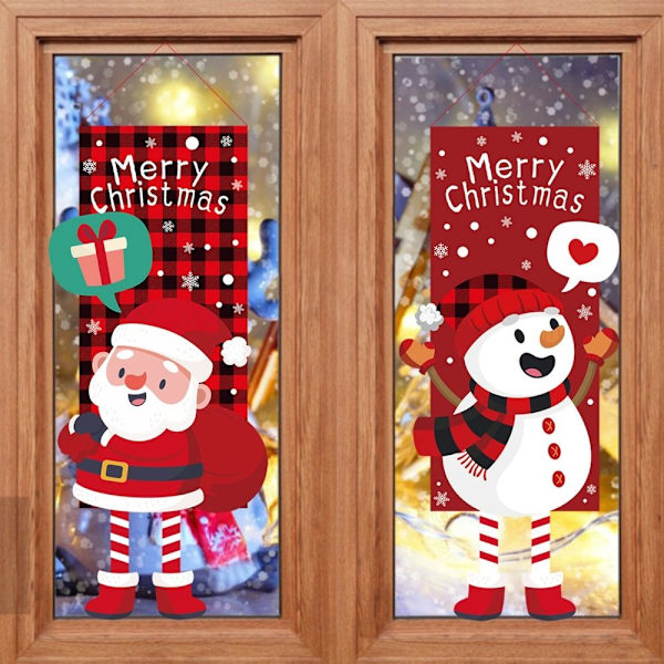 Jul Dörrbanner Fönsterskylt Banners STYLE 2 Style 2