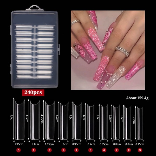 240st False Nails Fake Nails 4 4