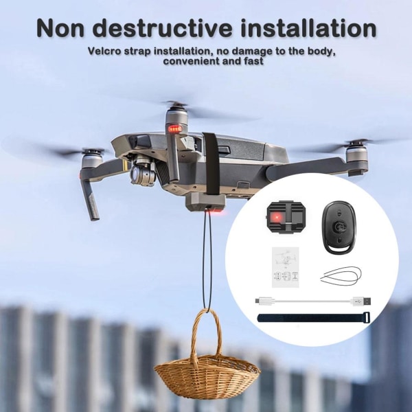 Drone Kaster Airdrop Frieri Transport til Mini 3 Pro