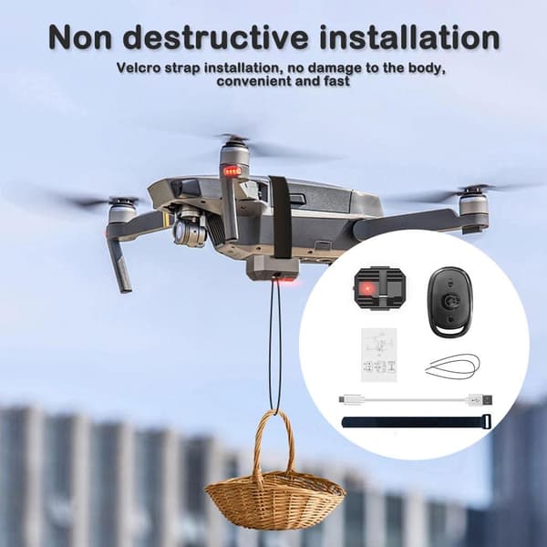 Drone Thrower Airdrop frieri Transport for Mini 3 Pro