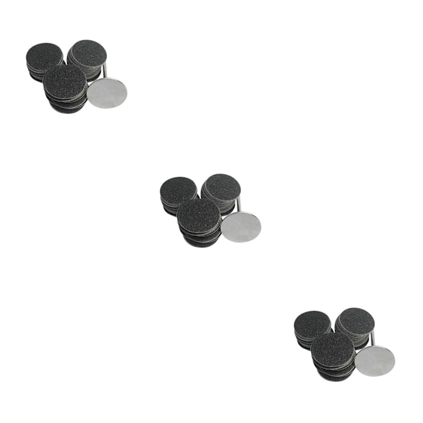 1/2/3/5 Sähköisen jalkaraspin vaihtotyynyt tehokas ja 35mm 80Grit 50 pcs 3PCS