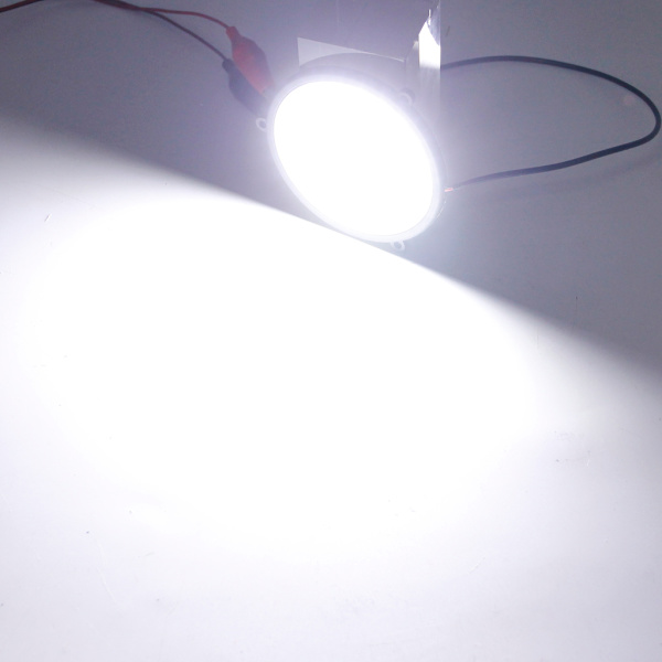 COB DRL Rund Form Sekventiell Flödande LED DRL RGB Körljus DC12V 90mm Blinkers för strålkastare 2x