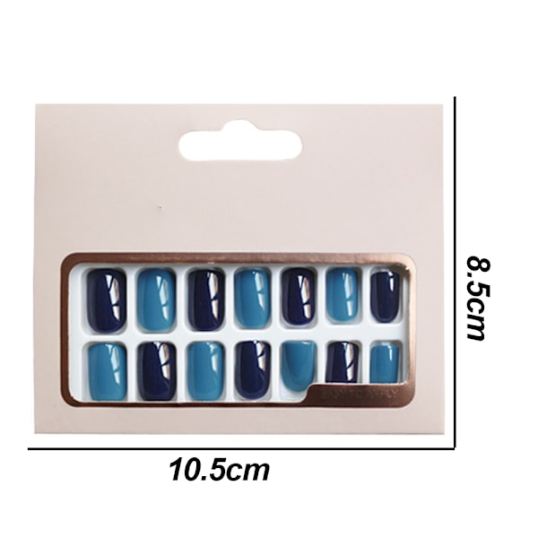 Color Press-On Manicure, Solid Color Mani style 2