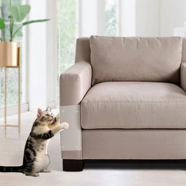 Anti-kat kradsetape med fast søm møbelbeskytter til sofa sikker til