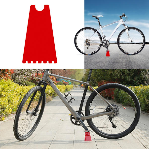 Bärbart cykelställ för justering Rengöring Reparation Mountain Road Cyklar Tillbehör Färgglada plaststöd Red