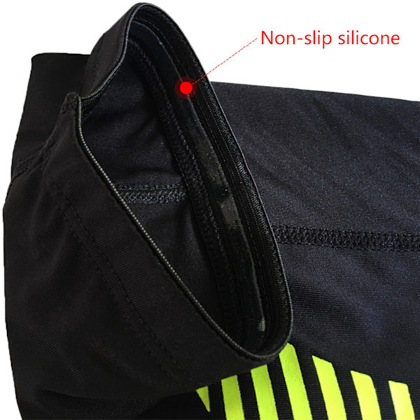 Sport Kompression Vad ärmar Benstrumpa för unisex löpare Shin Splint Varicose Red XL