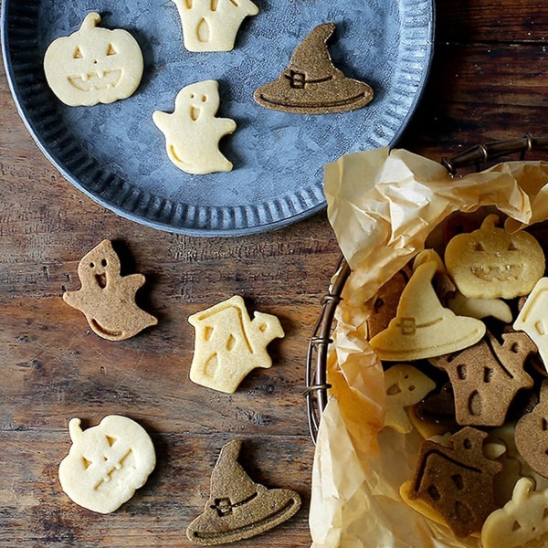 Halloween Cookie Cutter Set - 8 st Nonstick molds