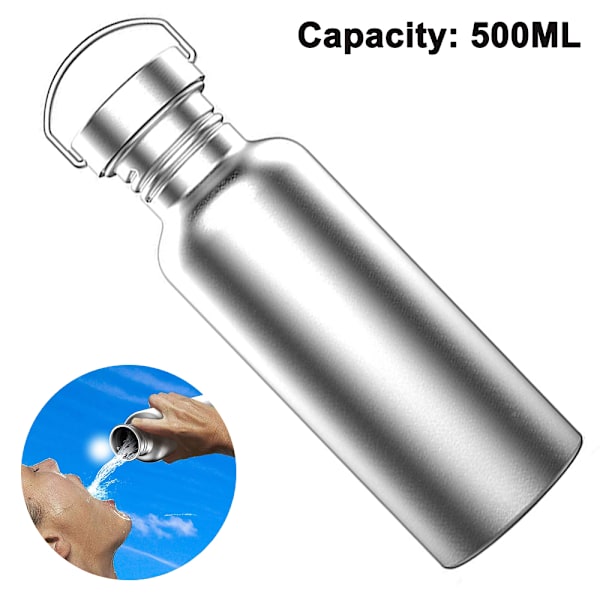 Urheilujuomapullo ruostumattomasta teräksestä, eristetty kaksoisseinämä 500ML