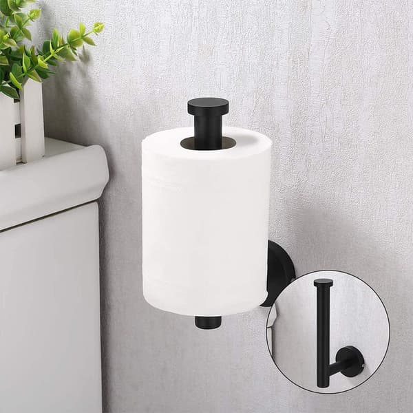 Toiletpapirholder i rustfrit stål, Halvåben toiletpapirholder