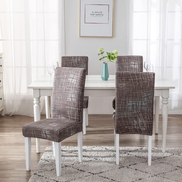 4 Stoltrekk Spisestuestoltrekk Stretch Stoltrekk for Mo