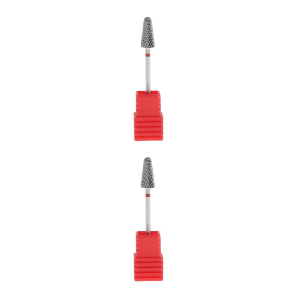 1/2/3/5 Tungsten Steel Nail Drill Bit Sliphuvud Nail Art Gel Type C 51 mm 2Set