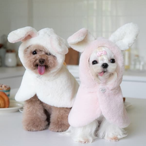 Pet Warm Cloak Hund Nattlinne ROSA pink L