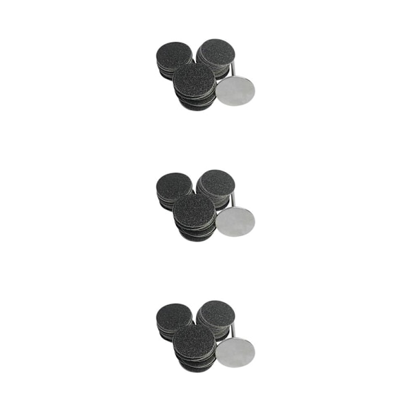 1/2/3/5 Sähköisen jalkaraspin vaihtotyynyt tehokas ja 35mm 80Grit 50 pcs 3PCS