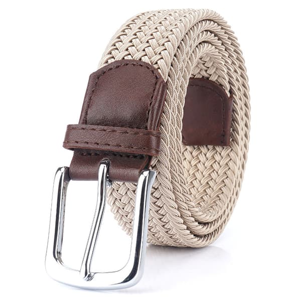 #Herre-bælte, bredde 3,4 cm (beige)#