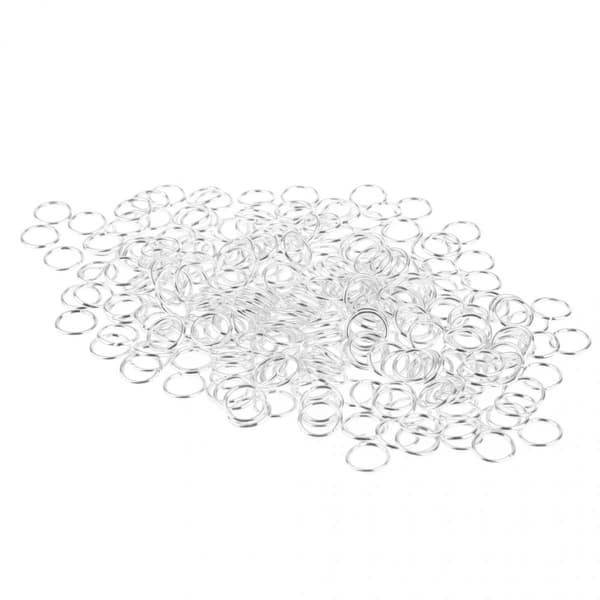 300 stk Åpne Hoppringer 4mm Rustfritt Stål Halskjede Kjede