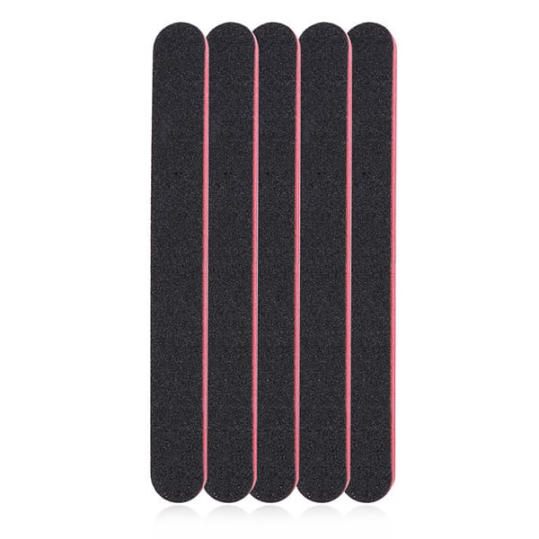 Uppsättning med 5 förtjockade nagelfilar (17,8 * 2 * 0,7 cm), supertjock