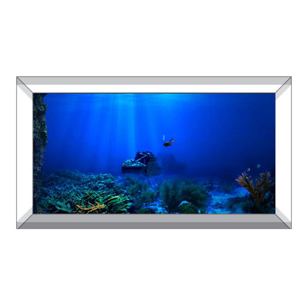 Akvarie Baggrund Dekorativt maleri s HD Akvarium Landskab 3