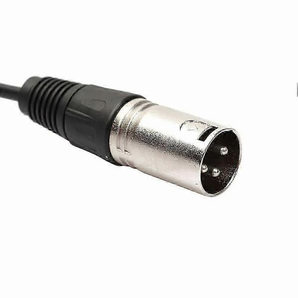 DOONJIEY 0.3/0.5/1m 3-bens XLR hunstik til 2XLR han Y-splitterkabel