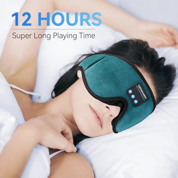 Sömnhörlurar, 3D Bluetooth Sleep Mask, Tvättbar