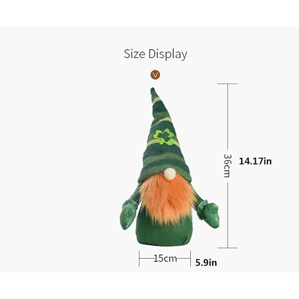 Barn Gnome Doll Svenska tomtar Dvärgprydnader Set Handgjorda