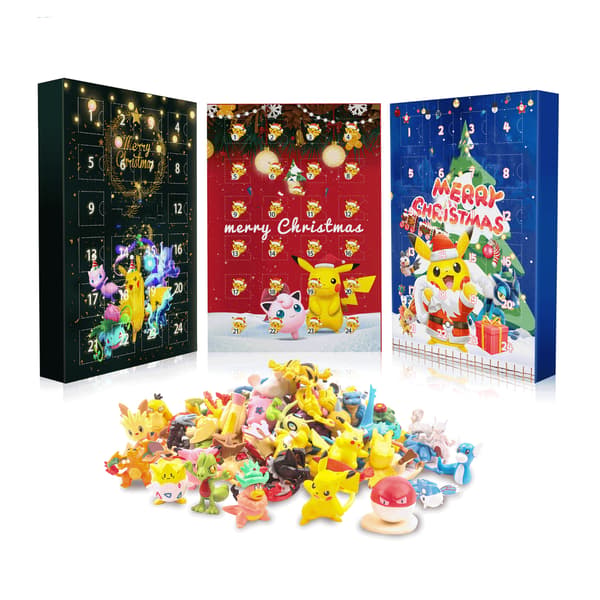 24 dagers julekalender Blind Box Action Figur Leker Black
