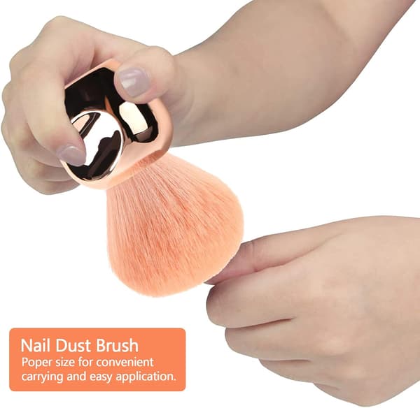 Nail Dust Brush, Nail Dust Brush, Remove Acrylic Nail Powder Mak
