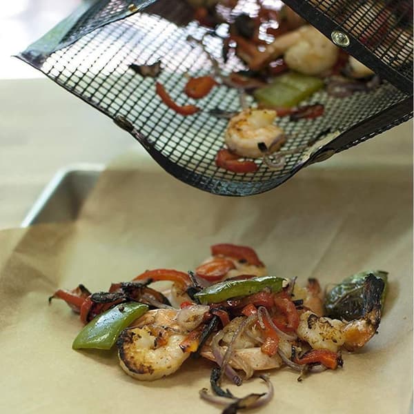 2X Grillposer, Meshposer for Grilling black one size
