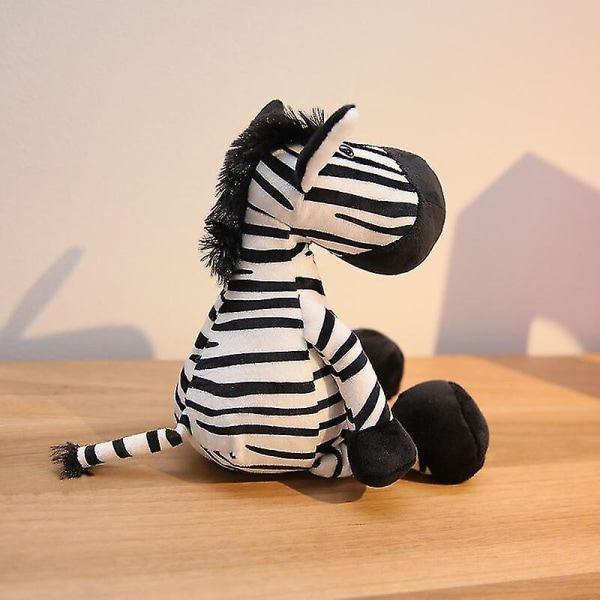 Zebra docka barn stoppade plysch leksak födelsedag julklapp pojke och flickor 25cm