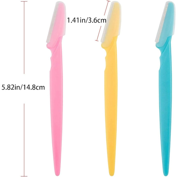 Face Safety Eyebrow Razor - Exfoliating Dermaplaning Tool for Wo