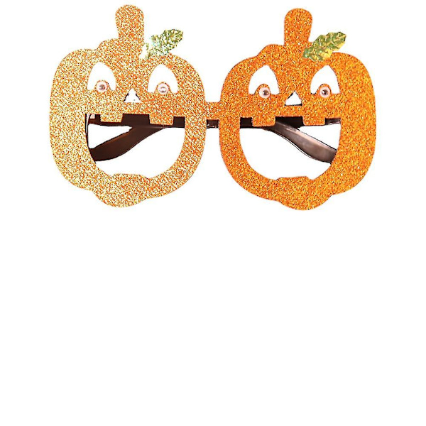 2pack Halloween dekorationsglasögon Creative Ghost Pumpkin Spider Glasögon Atmosfär Layout ekorationsglasögon D