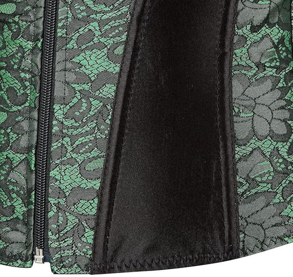 Korsetter för kvinnor Overbust Bustier Top Gothic exy houlder 2928green S