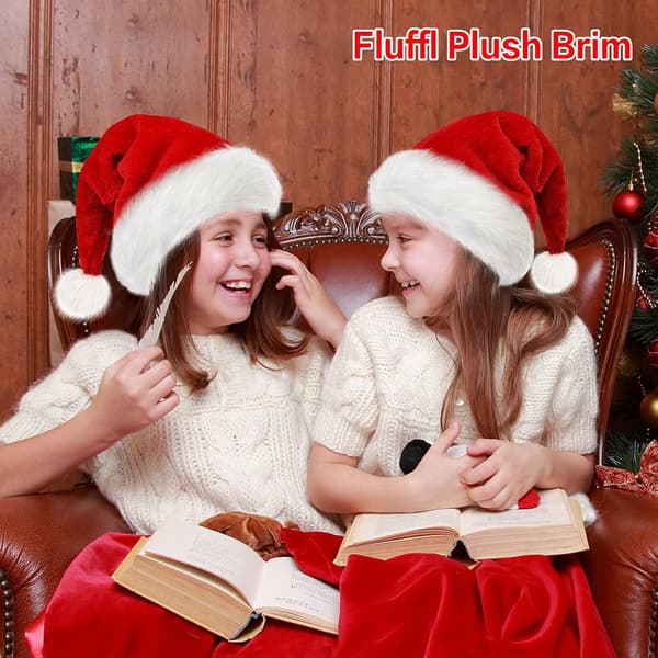 Julehat til børn, Hat Xmas Hat Velvet Comfort Thicken Fur