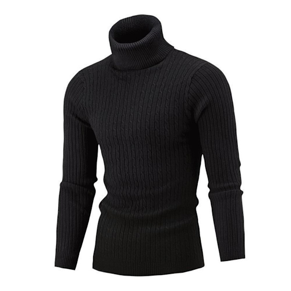 Tröja med polokrage för män GRÅ Grey L