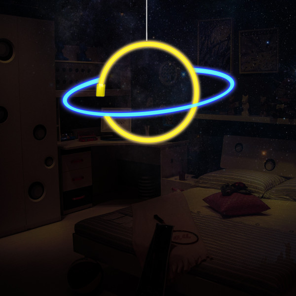 Neonlys planetformet