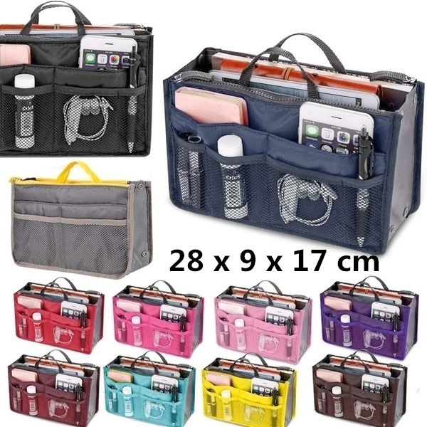 Multifunktions organizer handväska case Purple