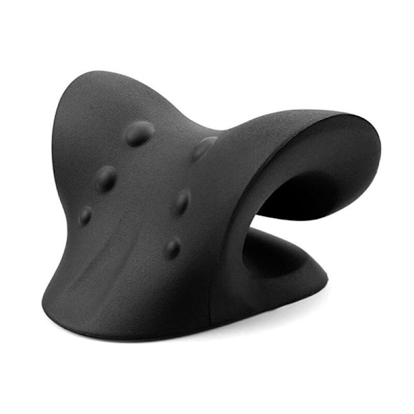 Neck Skulder Bår Relaxer Cervical Device Kudde Black